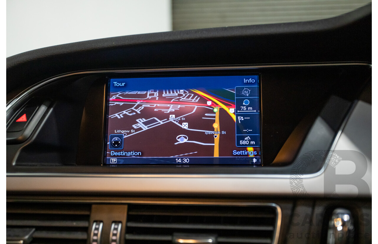 11/2013 Audi A5 Sportback 2.0 TFSI Quattro (AWD) 8T MY13 5d Ice Silver Metallic Turbo 2.0L