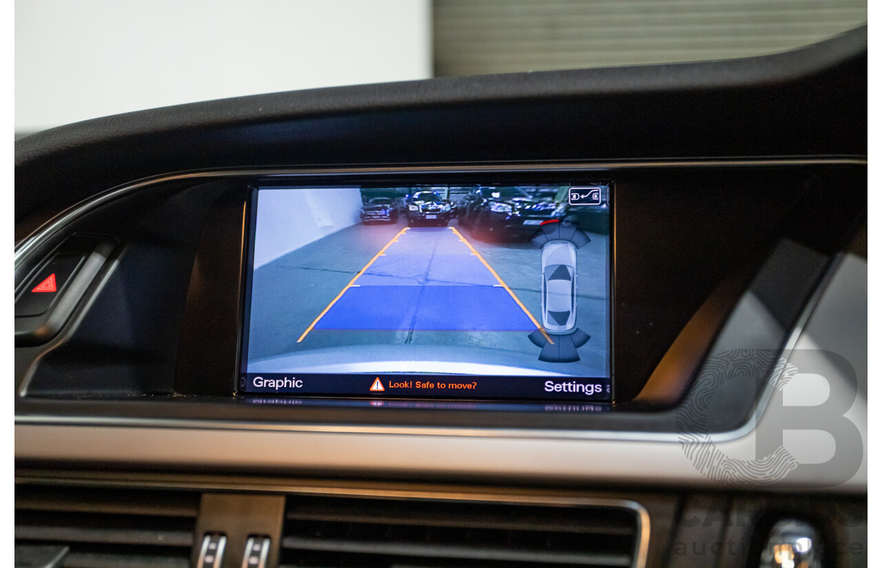 11/2013 Audi A5 Sportback 2.0 TFSI Quattro (AWD) 8T MY13 5d Ice Silver Metallic Turbo 2.0L