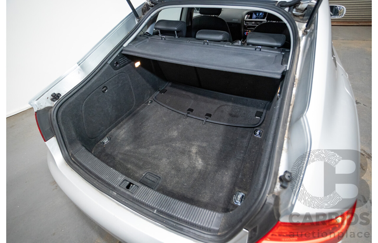 11/2013 Audi A5 Sportback 2.0 TFSI Quattro (AWD) 8T MY13 5d Ice Silver Metallic Turbo 2.0L