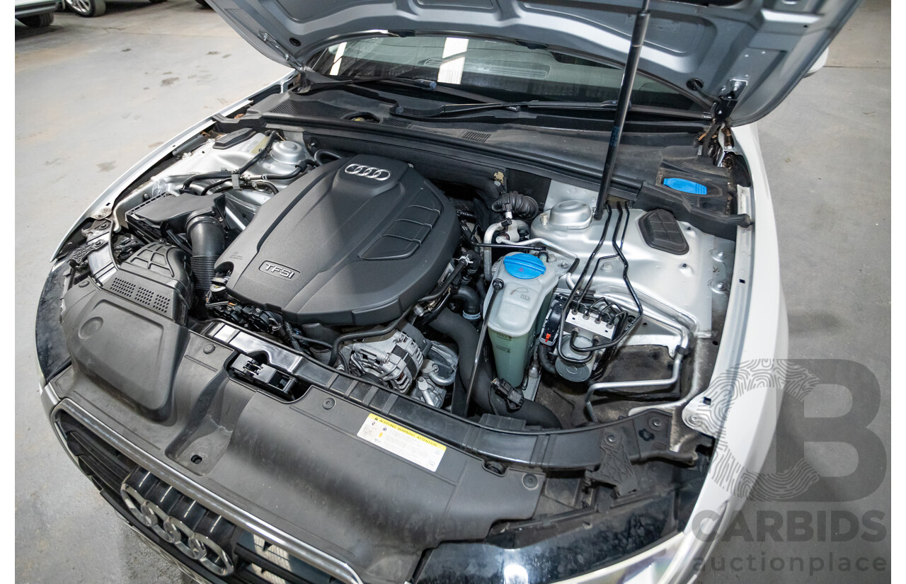 11/2013 Audi A5 Sportback 2.0 TFSI Quattro (AWD) 8T MY13 5d Ice Silver Metallic Turbo 2.0L