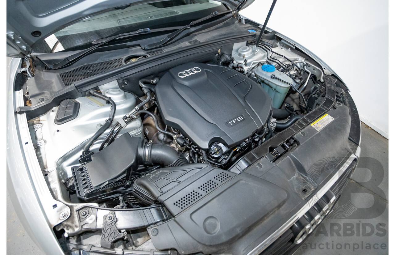 11/2013 Audi A5 Sportback 2.0 TFSI Quattro (AWD) 8T MY13 5d Ice Silver Metallic Turbo 2.0L