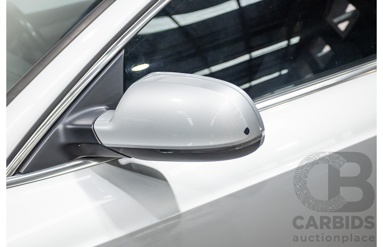 11/2013 Audi A5 Sportback 2.0 TFSI Quattro (AWD) 8T MY13 5d Ice Silver Metallic Turbo 2.0L