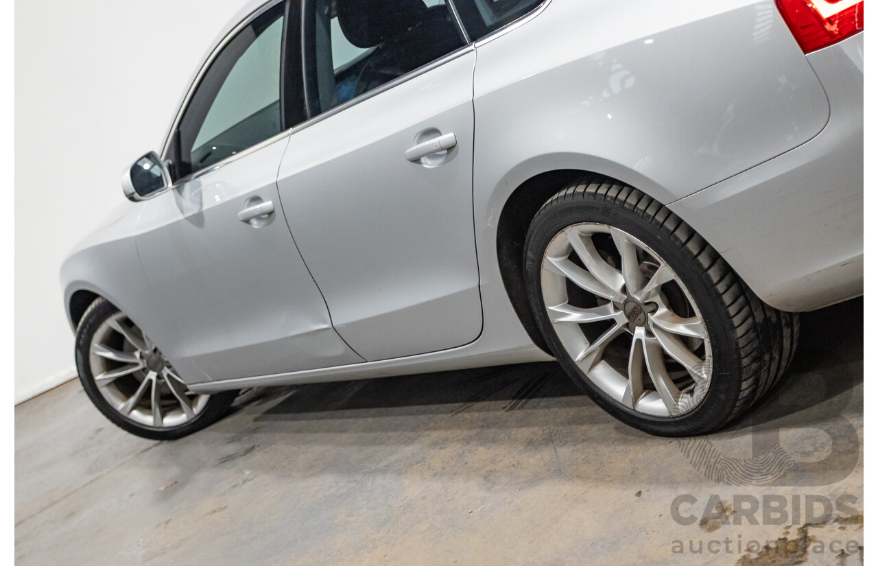 11/2013 Audi A5 Sportback 2.0 TFSI Quattro (AWD) 8T MY13 5d Ice Silver Metallic Turbo 2.0L