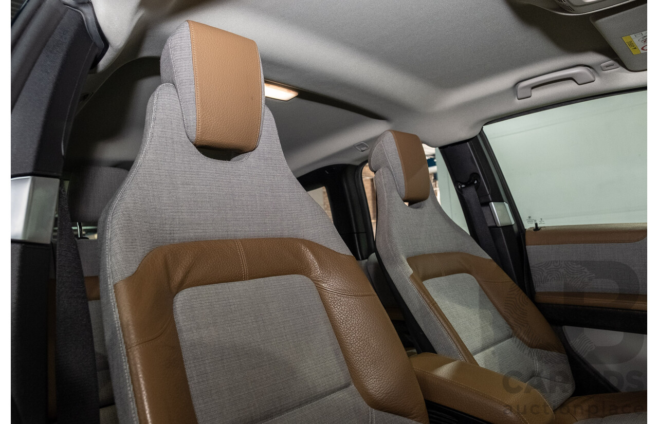 05/2015 BMW i3 REx Hybrid (RWD) IO1 4d Hatchback Solar Orange Metallic/Fluid Black 0.6L - 125kW