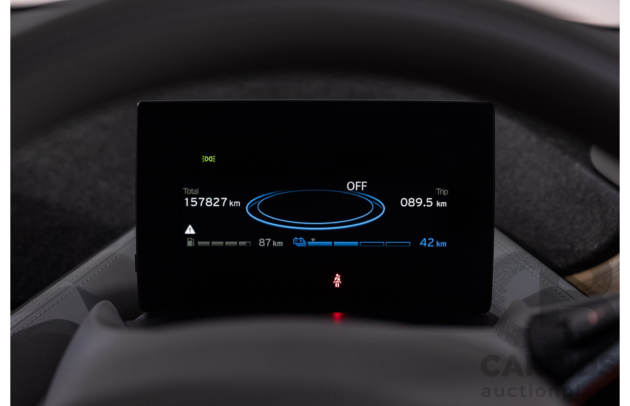 05/2015 BMW i3 REx Hybrid (RWD) IO1 4d Hatchback Solar Orange Metallic/Fluid Black 0.6L - 125kW