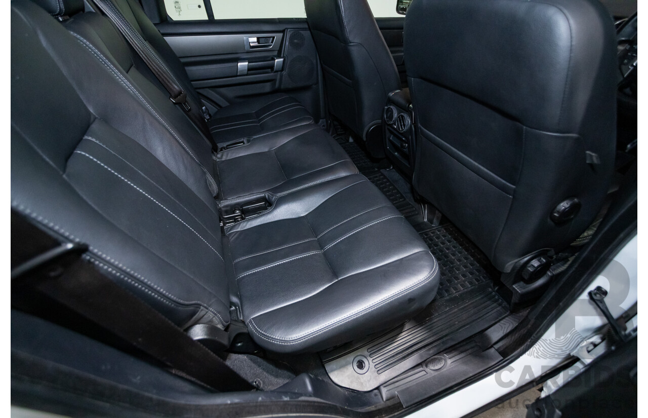 06/2015 Land Rover Discovery 4 3.0 TDV6 (4x4) MY15 4D Wagon Fuji White Turbo Diesel 3.0L - 7 Seats