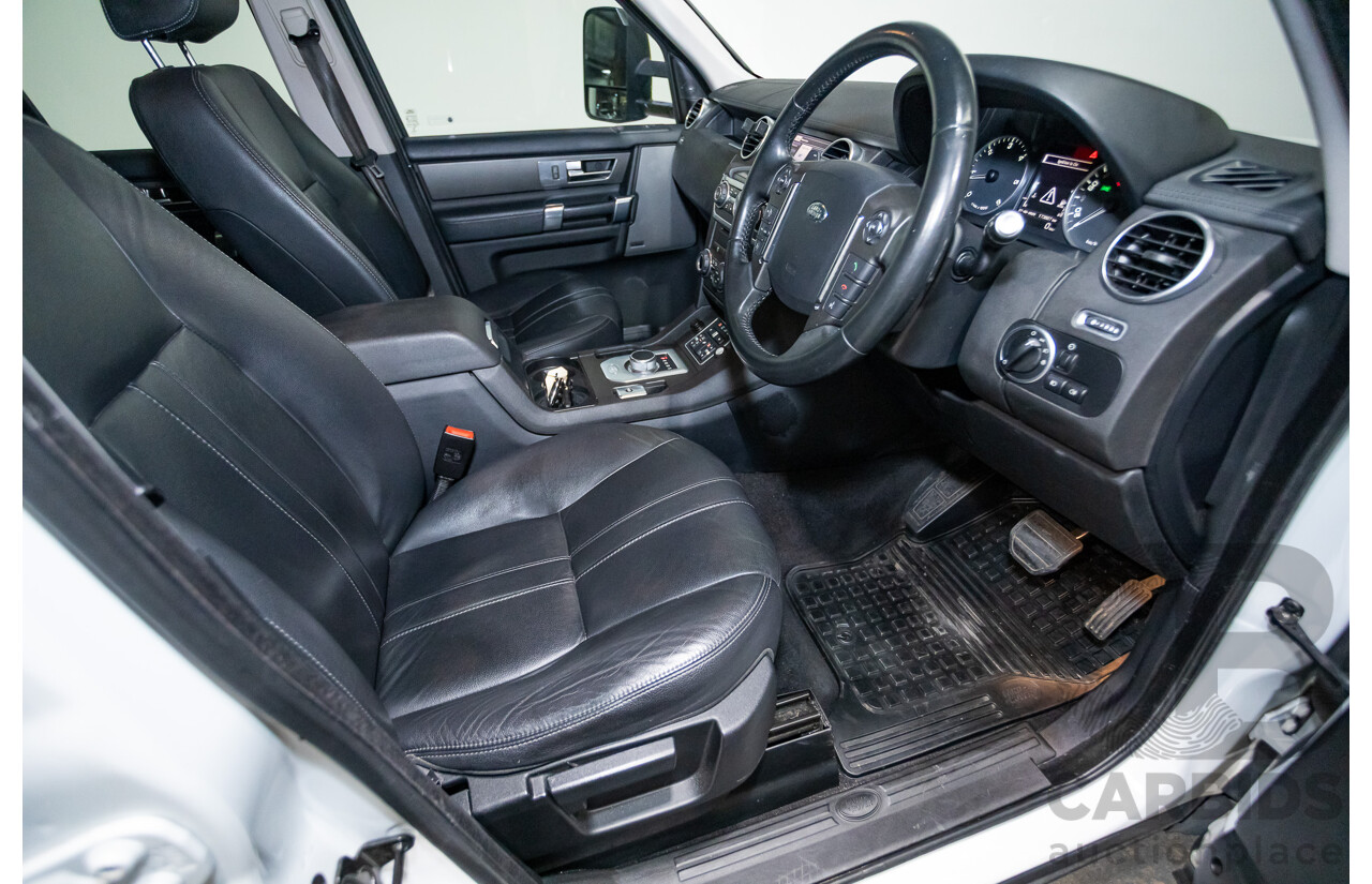 06/2015 Land Rover Discovery 4 3.0 TDV6 (4x4) MY15 4D Wagon Fuji White Turbo Diesel 3.0L - 7 Seats