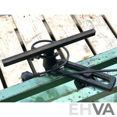 Sher Power Tools Wood Lathe and Lathe Chisels