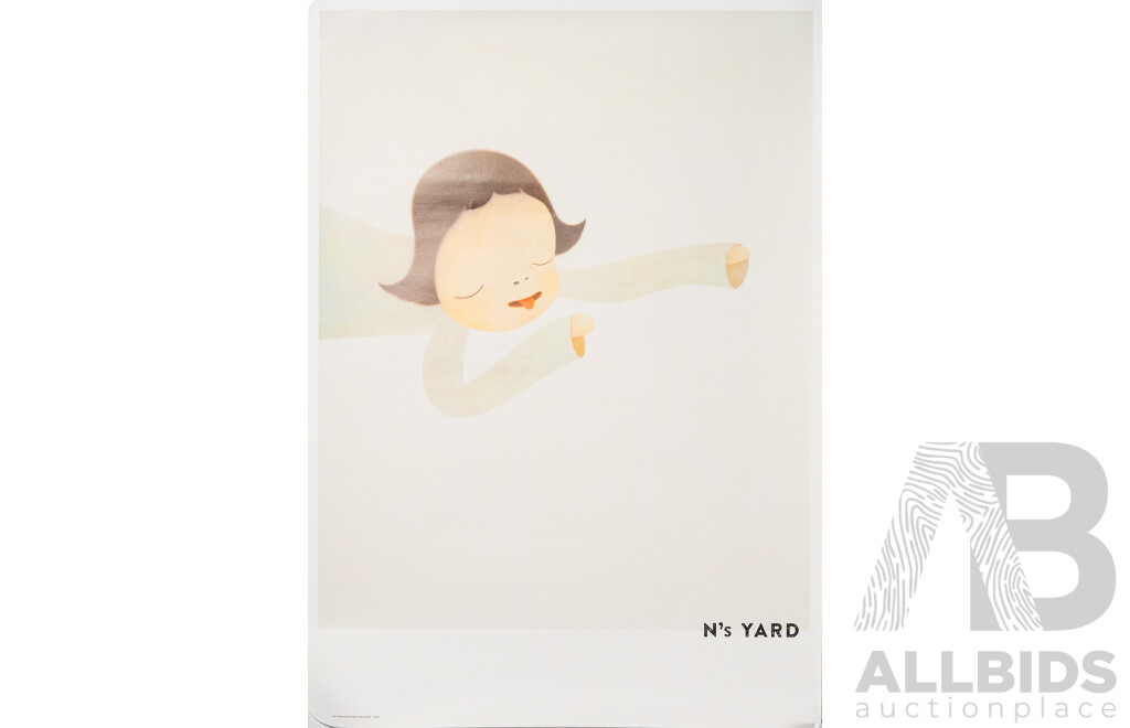 Yoshitomo Nara, (20th Century, Japanese, 1959-), Princess of Snooze & Sorry, Couldn't Draw the Left Eye (2003), Wonderful Pair of Original Colour Poster Prints, 73 x 52 cm (edge to edge) (2)