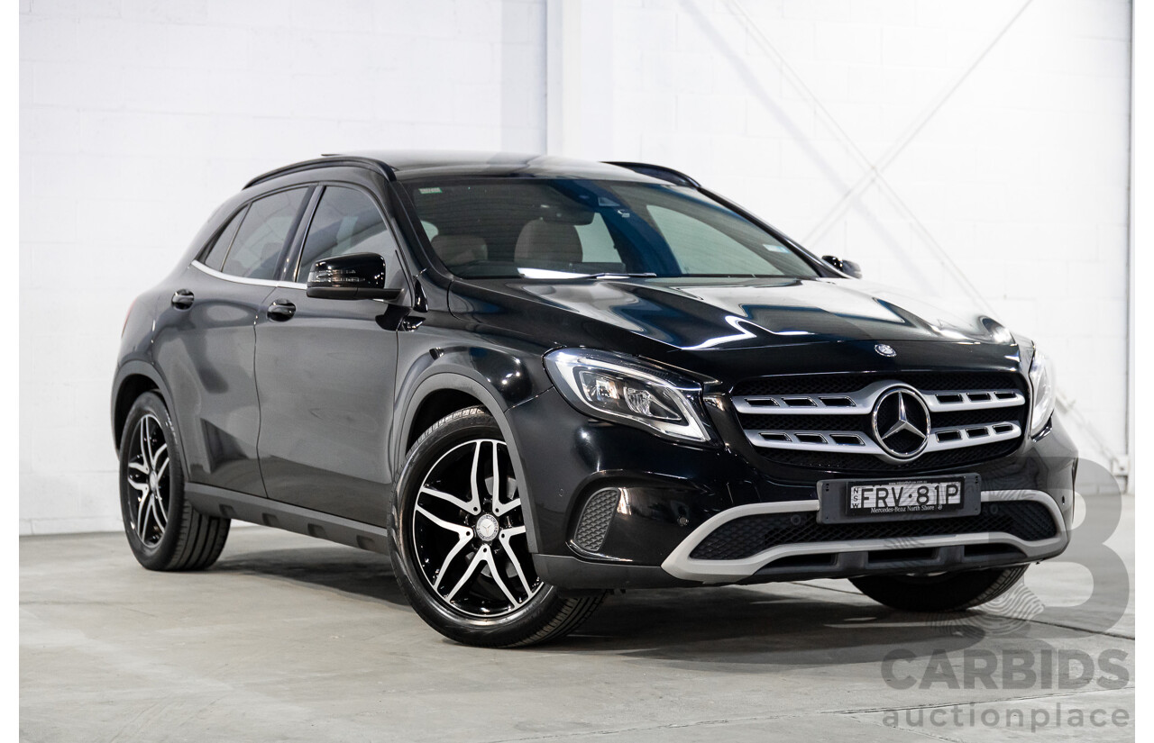 05/2017 Mercedes-Benz GLA 180 (FWD) X156 MY17.5 4d Wagon Cosmos Black Turbo 1.6L