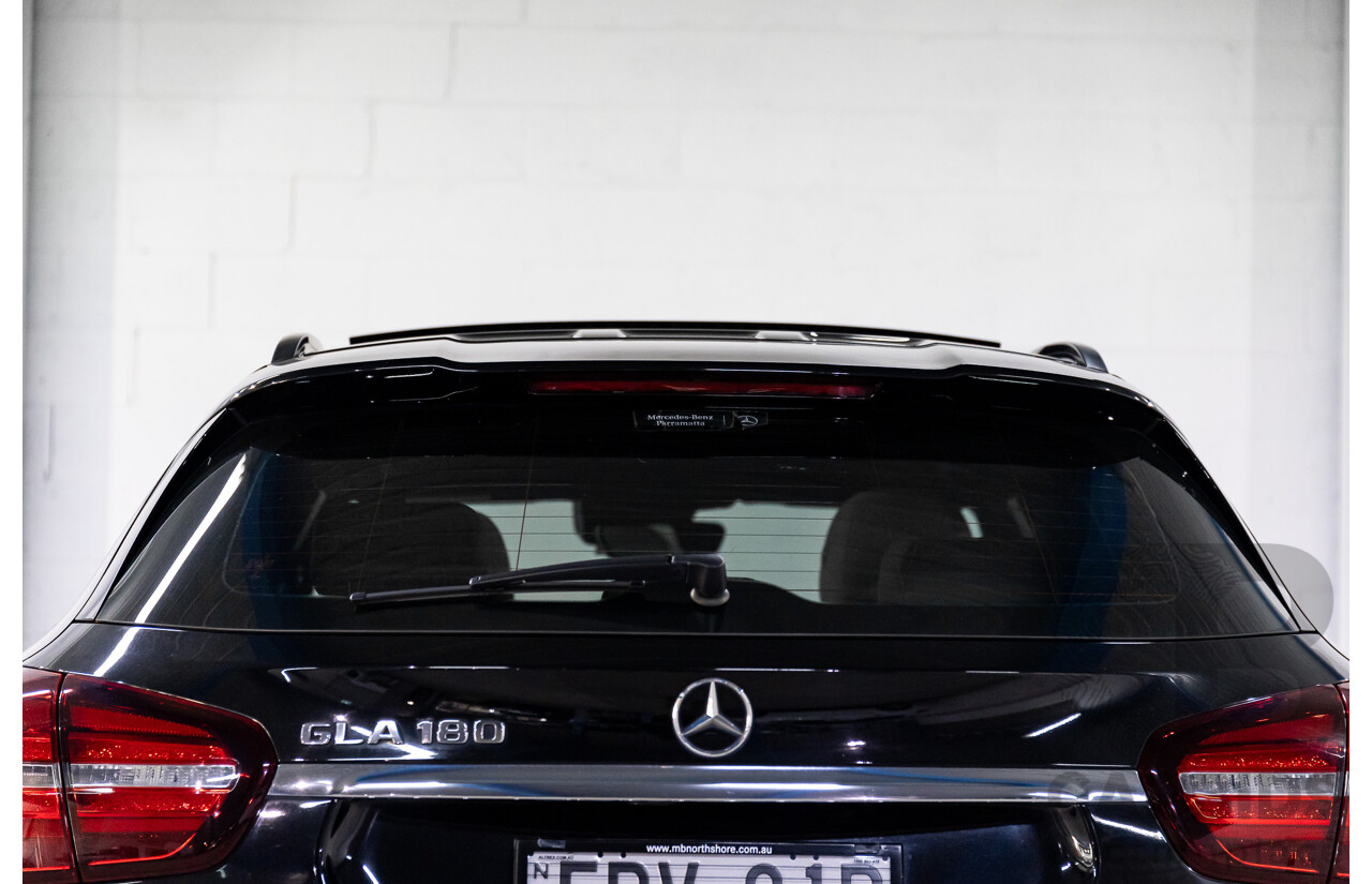05/2017 Mercedes-Benz GLA 180 (FWD) X156 MY17.5 4d Wagon Cosmos Black Turbo 1.6L