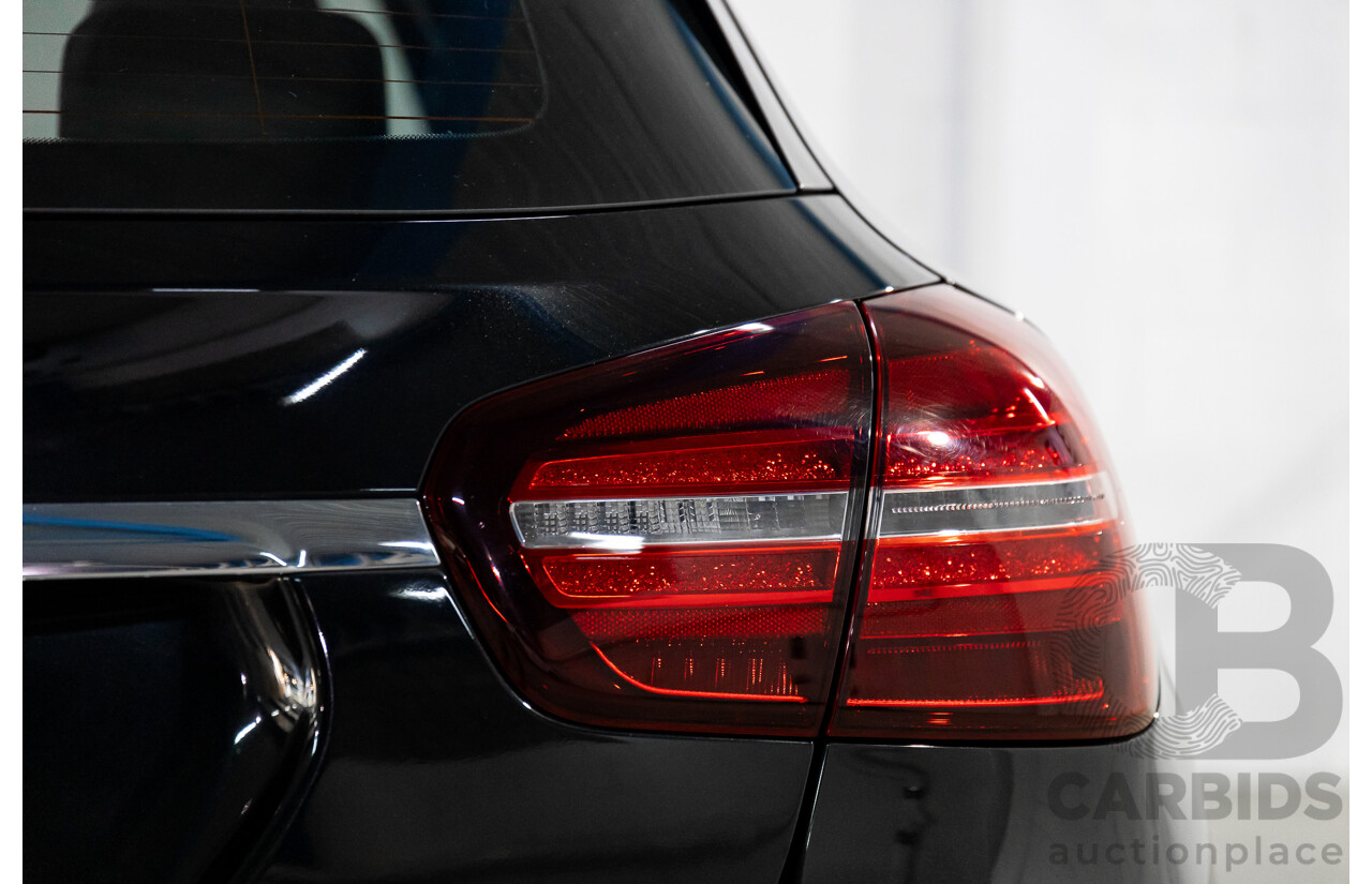 05/2017 Mercedes-Benz GLA 180 (FWD) X156 MY17.5 4d Wagon Cosmos Black Turbo 1.6L