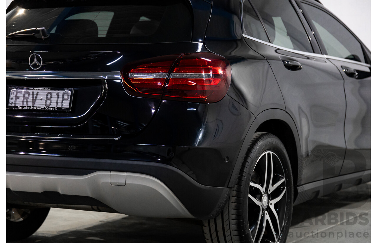 05/2017 Mercedes-Benz GLA 180 (FWD) X156 MY17.5 4d Wagon Cosmos Black Turbo 1.6L