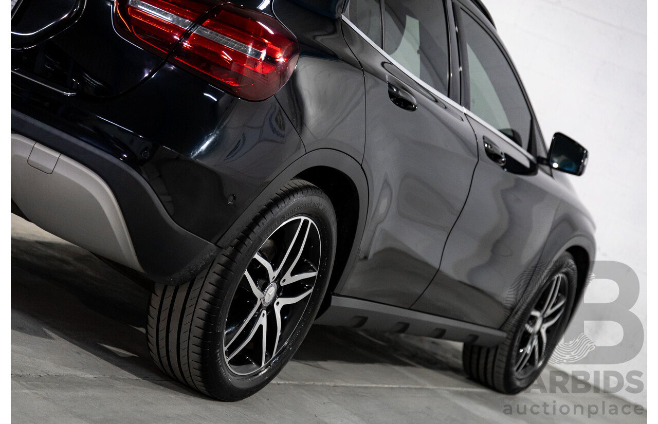 05/2017 Mercedes-Benz GLA 180 (FWD) X156 MY17.5 4d Wagon Cosmos Black Turbo 1.6L