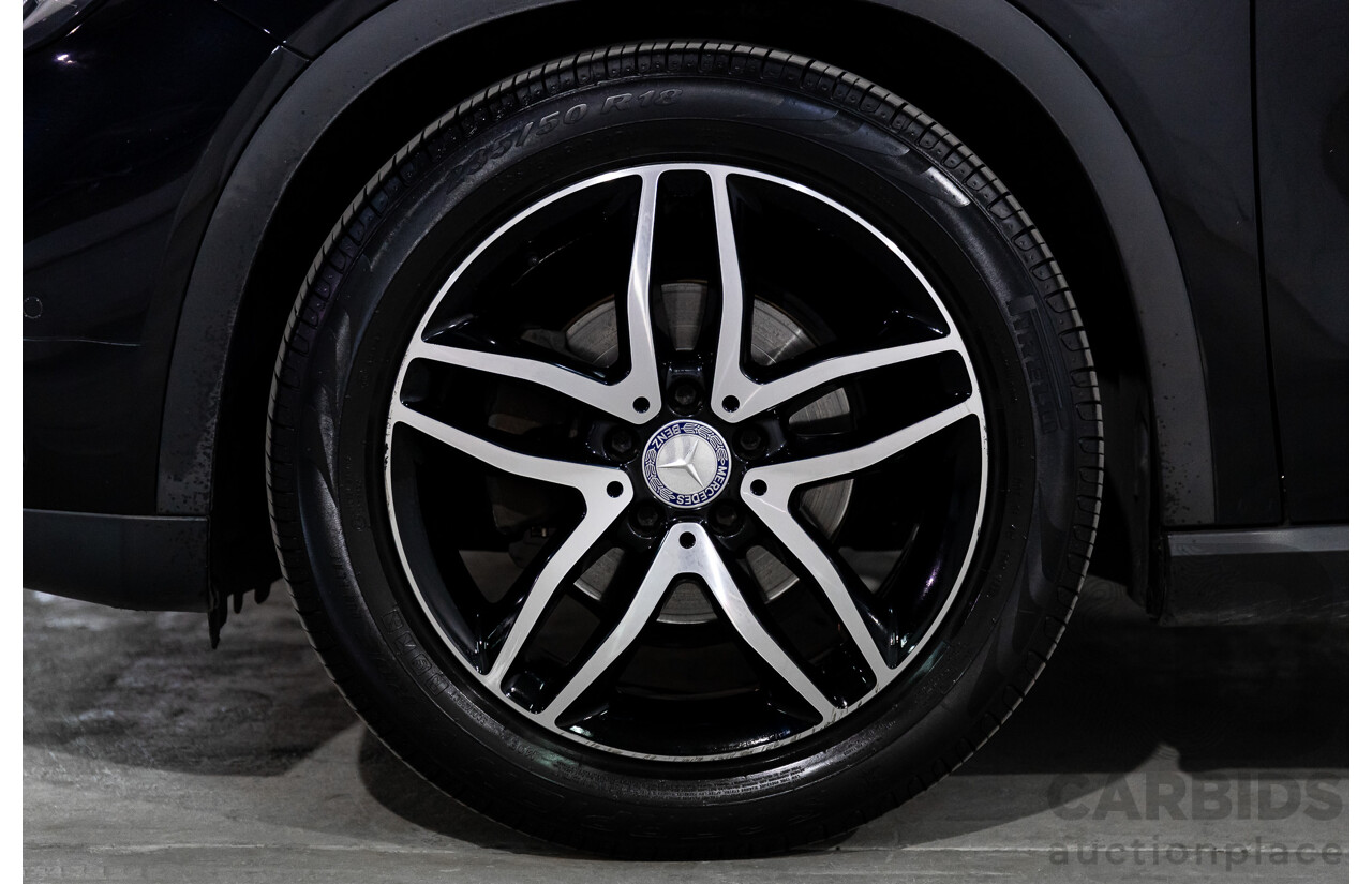 05/2017 Mercedes-Benz GLA 180 (FWD) X156 MY17.5 4d Wagon Cosmos Black Turbo 1.6L