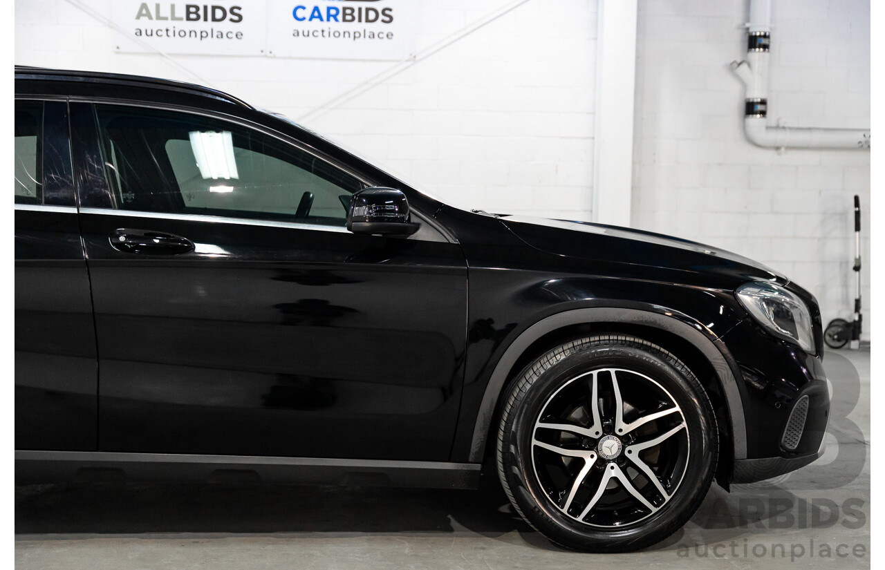 05/2017 Mercedes-Benz GLA 180 (FWD) X156 MY17.5 4d Wagon Cosmos Black Turbo 1.6L
