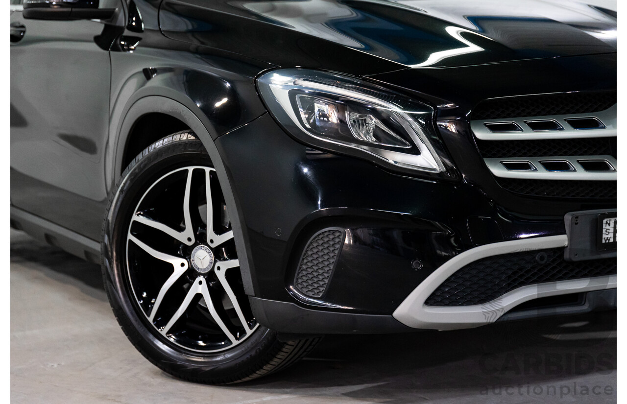 05/2017 Mercedes-Benz GLA 180 (FWD) X156 MY17.5 4d Wagon Cosmos Black Turbo 1.6L