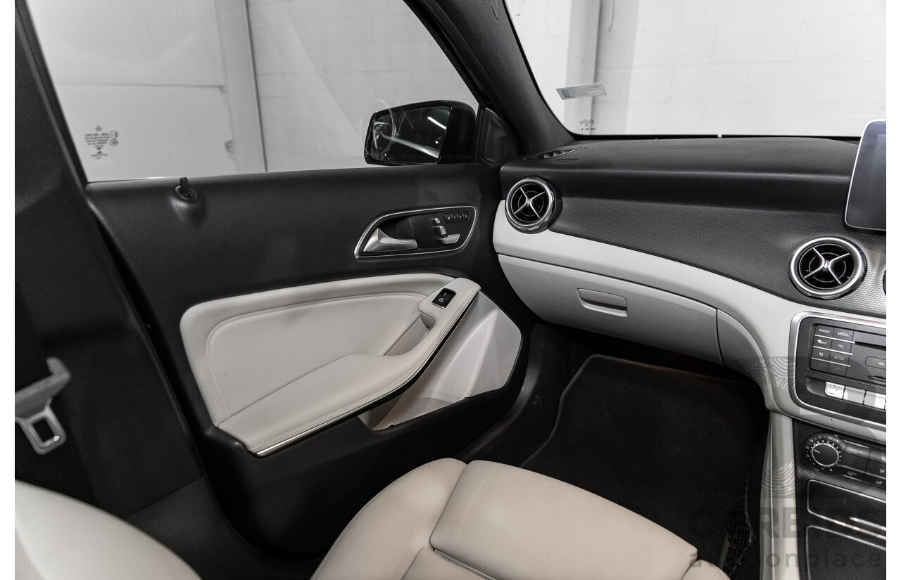 05/2017 Mercedes-Benz GLA 180 (FWD) X156 MY17.5 4d Wagon Cosmos Black Turbo 1.6L