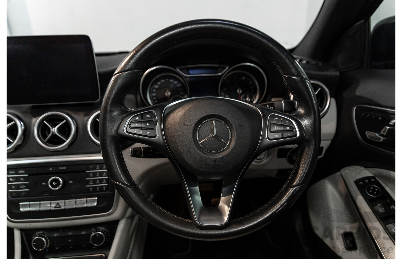 05/2017 Mercedes-Benz GLA 180 (FWD) X156 MY17.5 4d Wagon Cosmos Black Turbo 1.6L