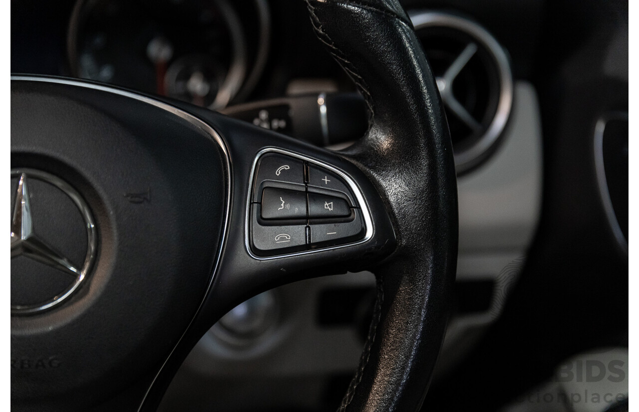 05/2017 Mercedes-Benz GLA 180 (FWD) X156 MY17.5 4d Wagon Cosmos Black Turbo 1.6L