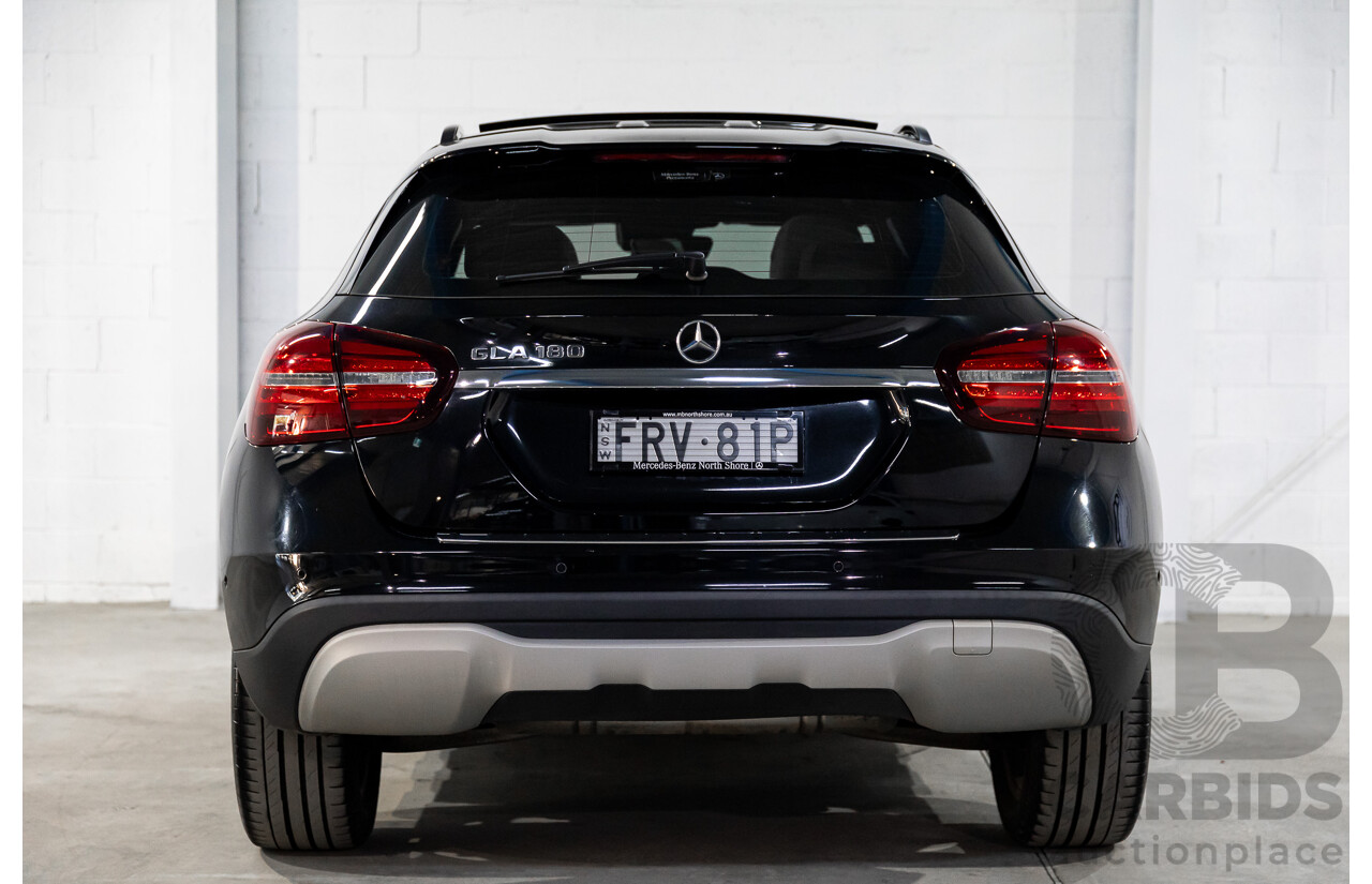 05/2017 Mercedes-Benz GLA 180 (FWD) X156 MY17.5 4d Wagon Cosmos Black Turbo 1.6L