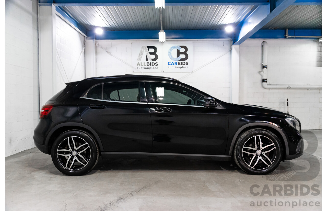 05/2017 Mercedes-Benz GLA 180 (FWD) X156 MY17.5 4d Wagon Cosmos Black Turbo 1.6L