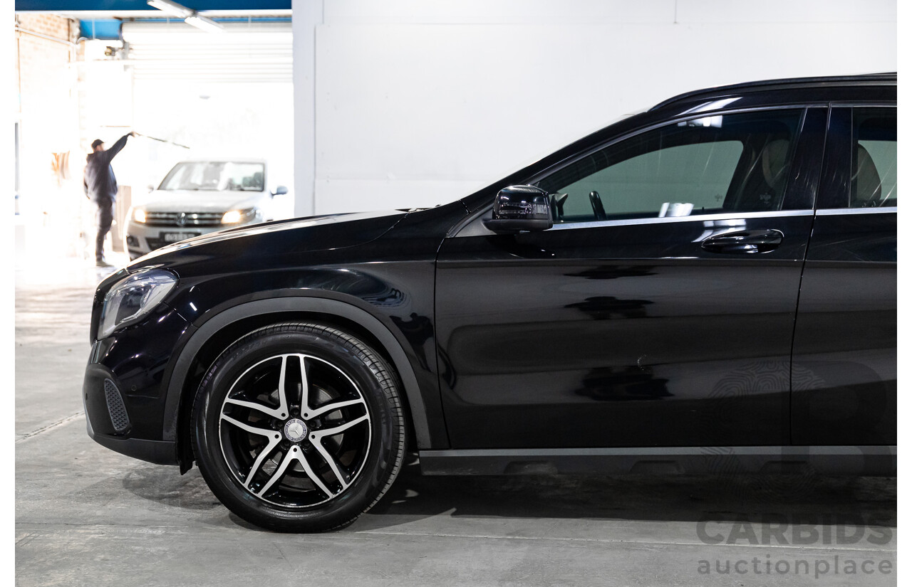 05/2017 Mercedes-Benz GLA 180 (FWD) X156 MY17.5 4d Wagon Cosmos Black Turbo 1.6L