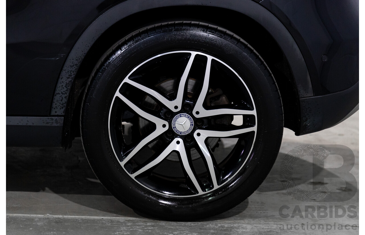 05/2017 Mercedes-Benz GLA 180 (FWD) X156 MY17.5 4d Wagon Cosmos Black Turbo 1.6L