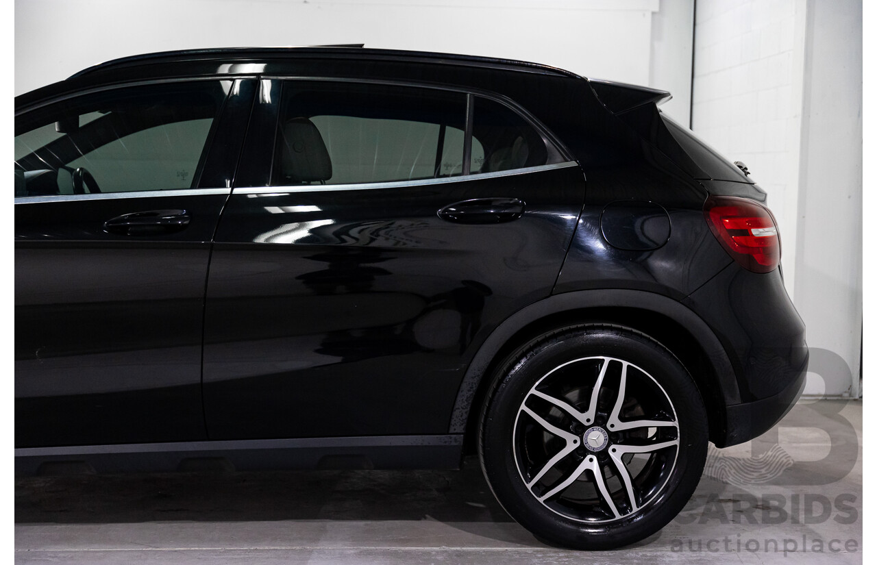 05/2017 Mercedes-Benz GLA 180 (FWD) X156 MY17.5 4d Wagon Cosmos Black Turbo 1.6L