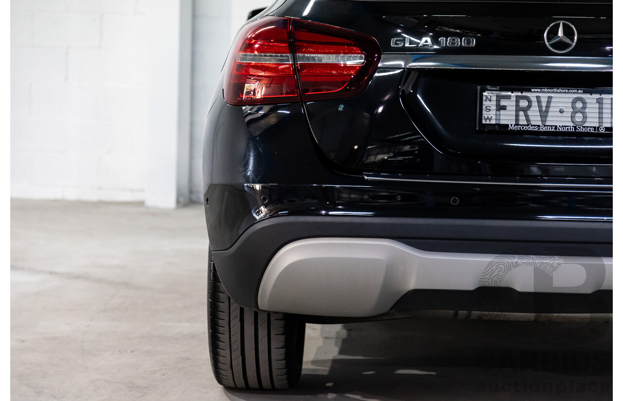 05/2017 Mercedes-Benz GLA 180 (FWD) X156 MY17.5 4d Wagon Cosmos Black Turbo 1.6L