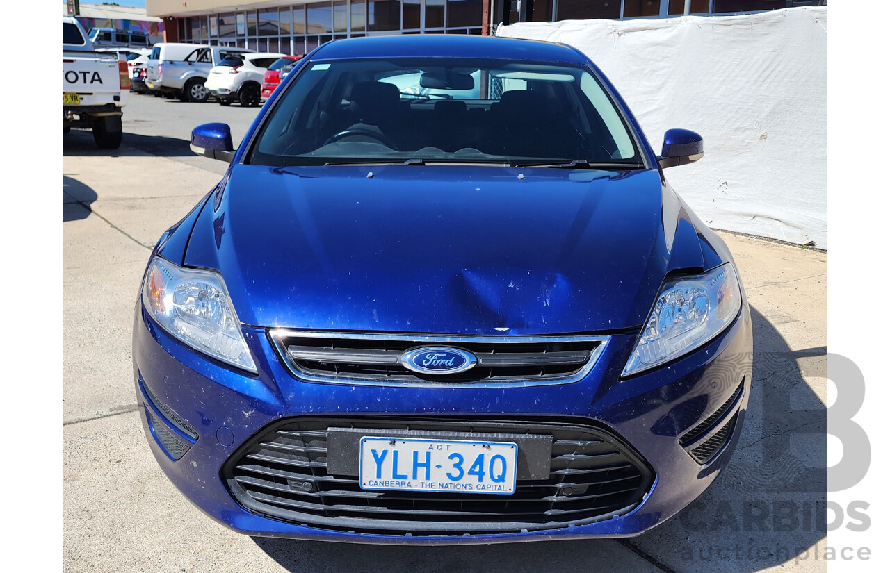 10/2014 Ford Mondeo LX MC 5d Hatchback Blue 2.3L