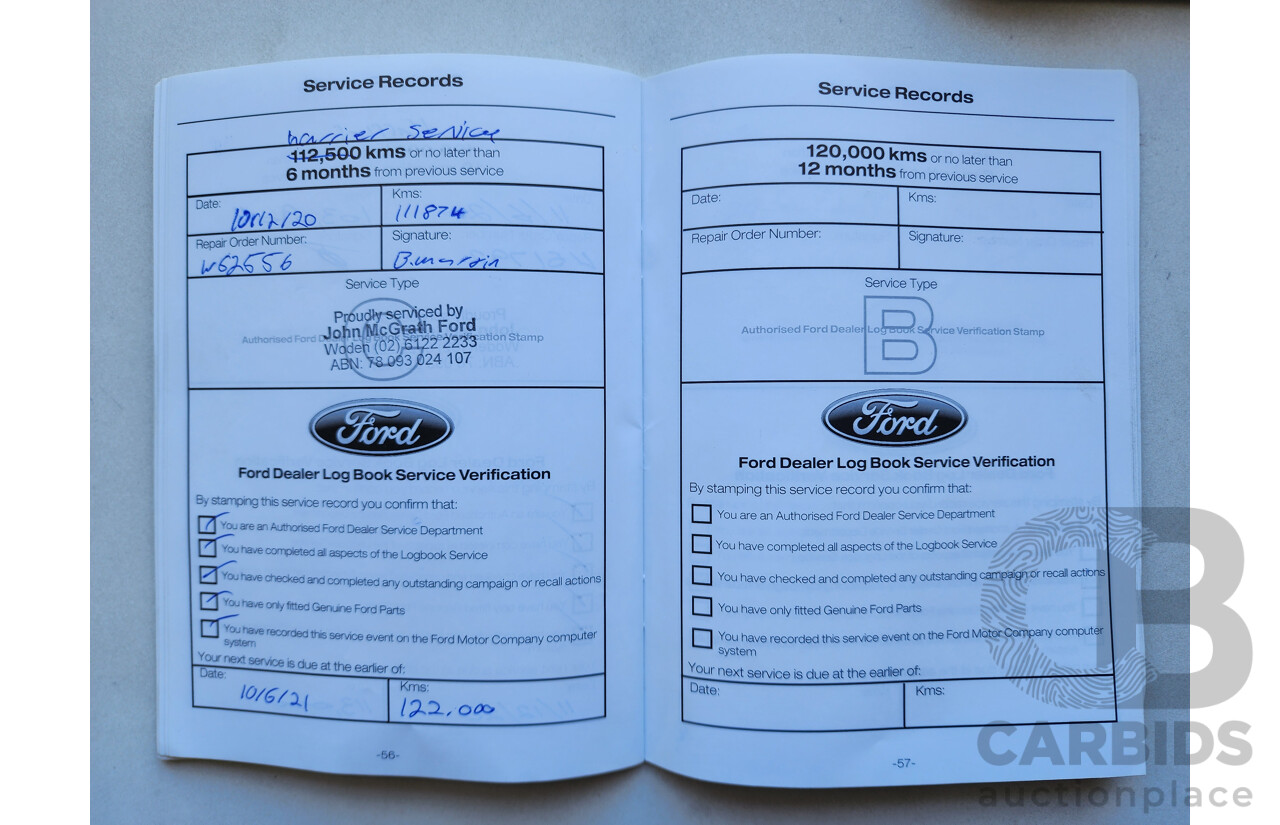 10/2014 Ford Mondeo LX MC 5d Hatchback Blue 2.3L