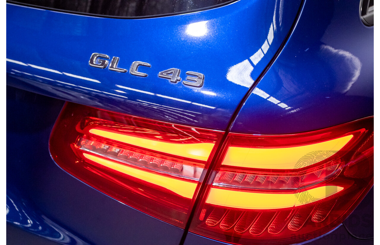 04/2019 Mercedes Benz GLC43 AMG (AWD) X253 MY19 4d Wagon Brilliant Blue Metallic Twin Turbo V6 3.0L