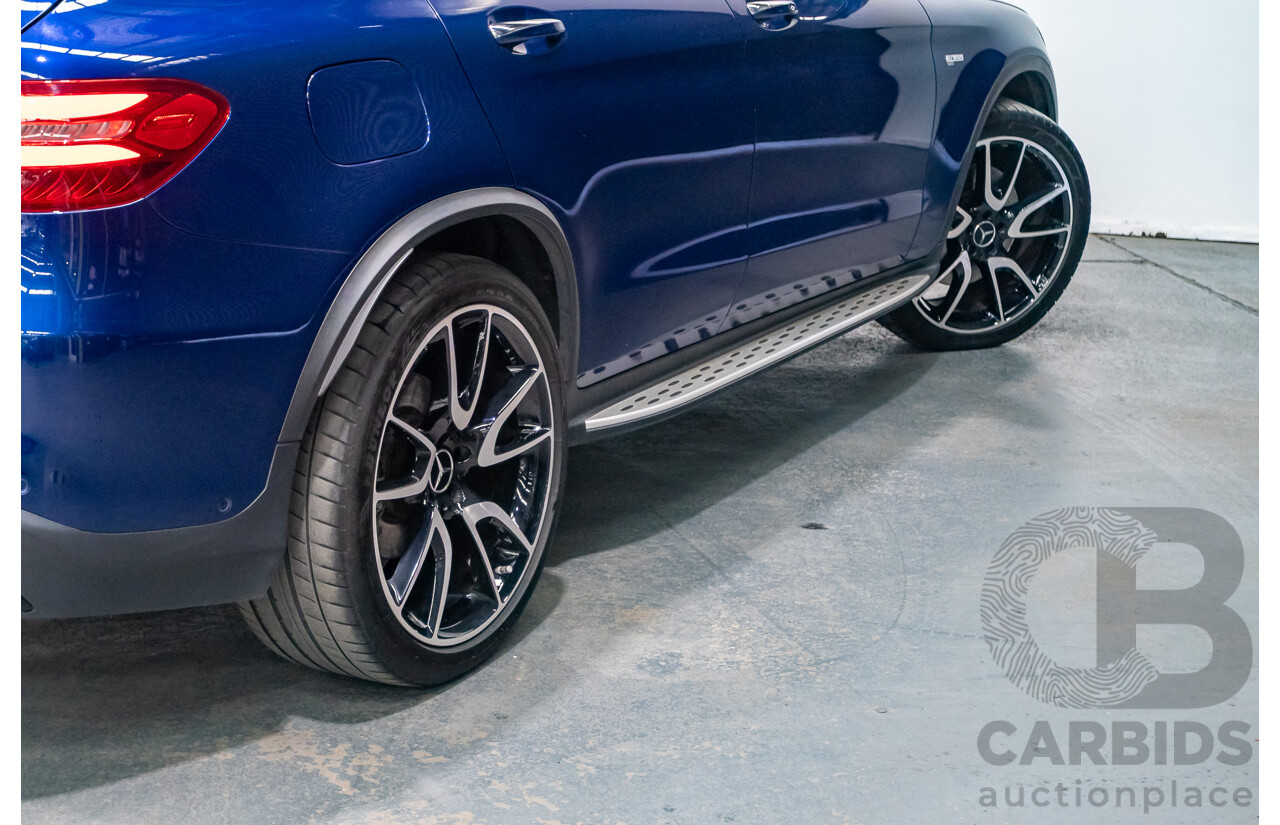 04/2019 Mercedes Benz GLC43 AMG (AWD) X253 MY19 4d Wagon Brilliant Blue Metallic Twin Turbo V6 3.0L