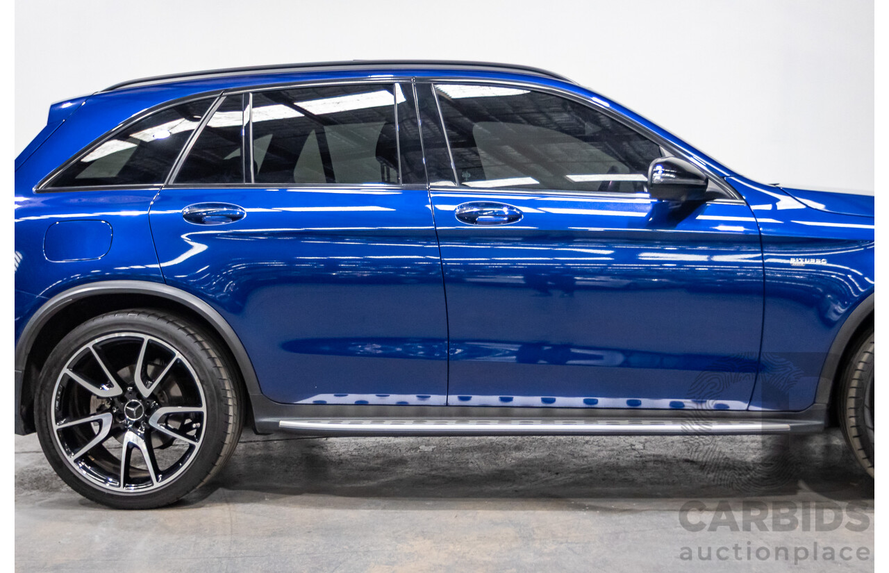 04/2019 Mercedes Benz GLC43 AMG (AWD) X253 MY19 4d Wagon Brilliant Blue Metallic Twin Turbo V6 3.0L