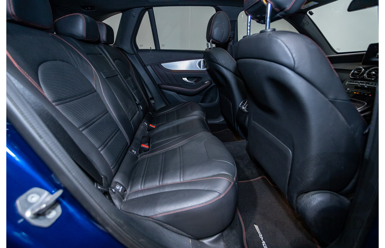 04/2019 Mercedes Benz GLC43 AMG (AWD) X253 MY19 4d Wagon Brilliant Blue Metallic Twin Turbo V6 3.0L