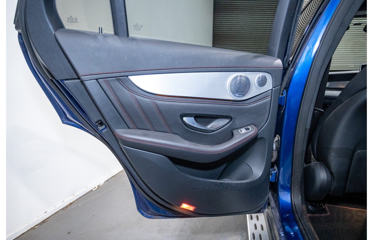 04/2019 Mercedes Benz GLC43 AMG (AWD) X253 MY19 4d Wagon Brilliant Blue Metallic Twin Turbo V6 3.0L