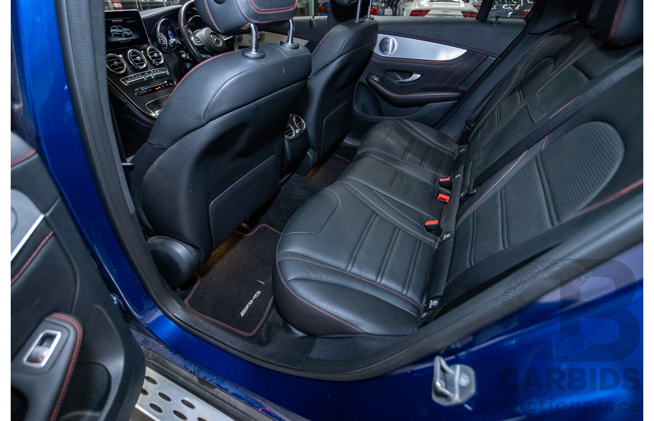 04/2019 Mercedes Benz GLC43 AMG (AWD) X253 MY19 4d Wagon Brilliant Blue Metallic Twin Turbo V6 3.0L