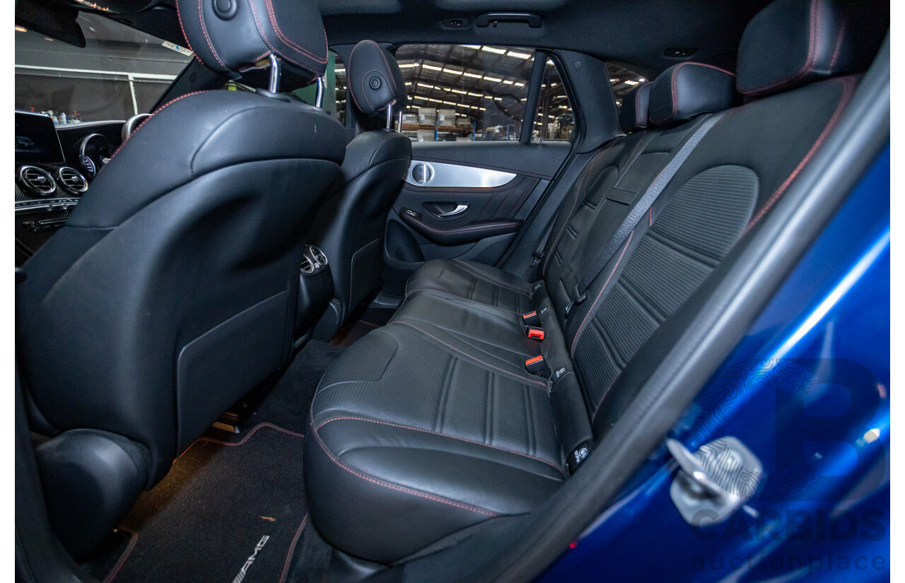 04/2019 Mercedes Benz GLC43 AMG (AWD) X253 MY19 4d Wagon Brilliant Blue Metallic Twin Turbo V6 3.0L