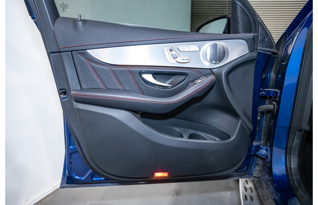 04/2019 Mercedes Benz GLC43 AMG (AWD) X253 MY19 4d Wagon Brilliant Blue Metallic Twin Turbo V6 3.0L