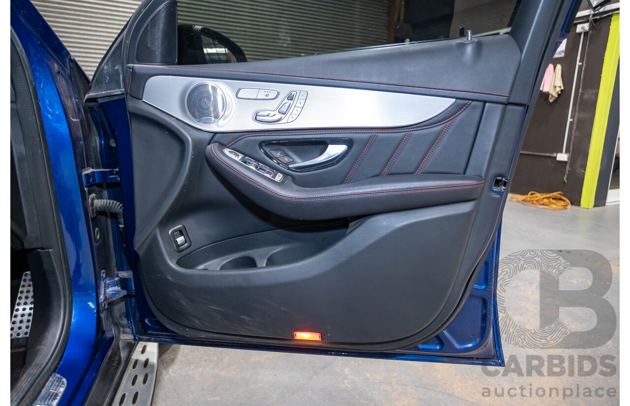 04/2019 Mercedes Benz GLC43 AMG (AWD) X253 MY19 4d Wagon Brilliant Blue Metallic Twin Turbo V6 3.0L