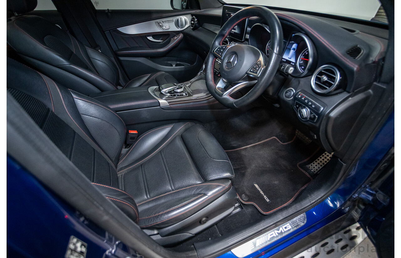 04/2019 Mercedes Benz GLC43 AMG (AWD) X253 MY19 4d Wagon Brilliant Blue Metallic Twin Turbo V6 3.0L