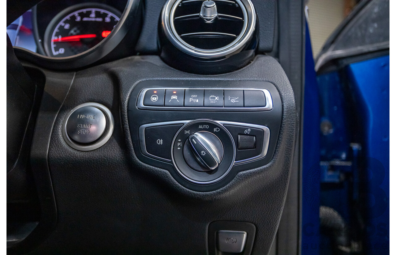 04/2019 Mercedes Benz GLC43 AMG (AWD) X253 MY19 4d Wagon Brilliant Blue Metallic Twin Turbo V6 3.0L