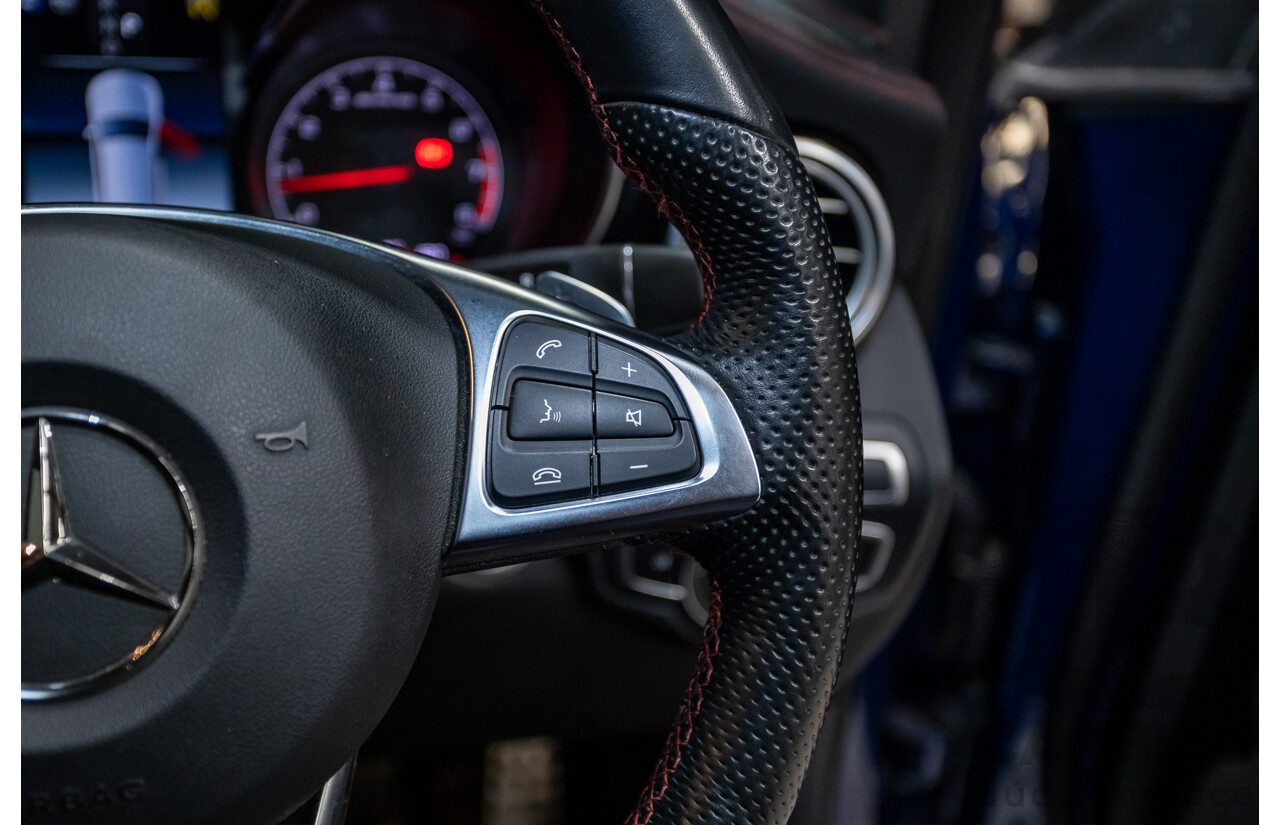 04/2019 Mercedes Benz GLC43 AMG (AWD) X253 MY19 4d Wagon Brilliant Blue Metallic Twin Turbo V6 3.0L