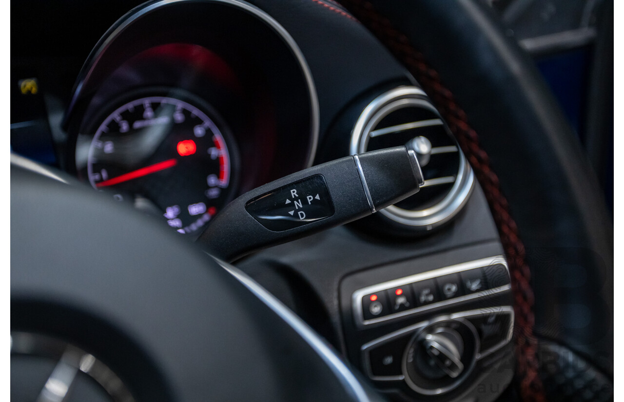 04/2019 Mercedes Benz GLC43 AMG (AWD) X253 MY19 4d Wagon Brilliant Blue Metallic Twin Turbo V6 3.0L