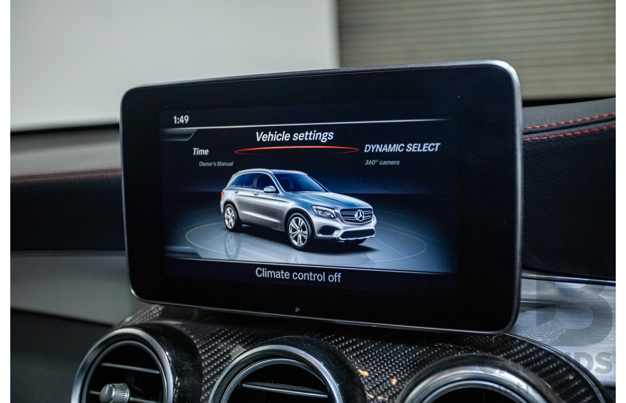 04/2019 Mercedes Benz GLC43 AMG (AWD) X253 MY19 4d Wagon Brilliant Blue Metallic Twin Turbo V6 3.0L