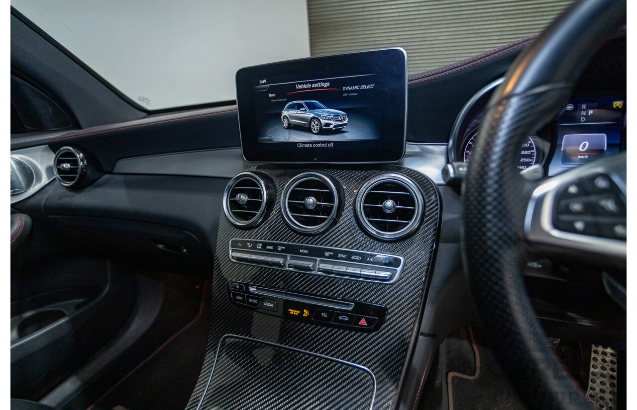 04/2019 Mercedes Benz GLC43 AMG (AWD) X253 MY19 4d Wagon Brilliant Blue Metallic Twin Turbo V6 3.0L