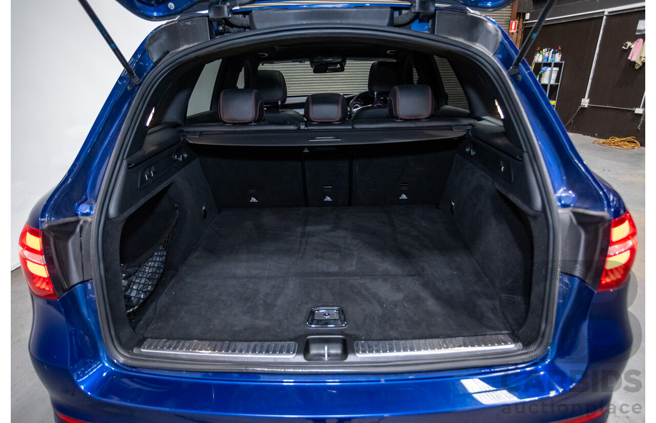 04/2019 Mercedes Benz GLC43 AMG (AWD) X253 MY19 4d Wagon Brilliant Blue Metallic Twin Turbo V6 3.0L