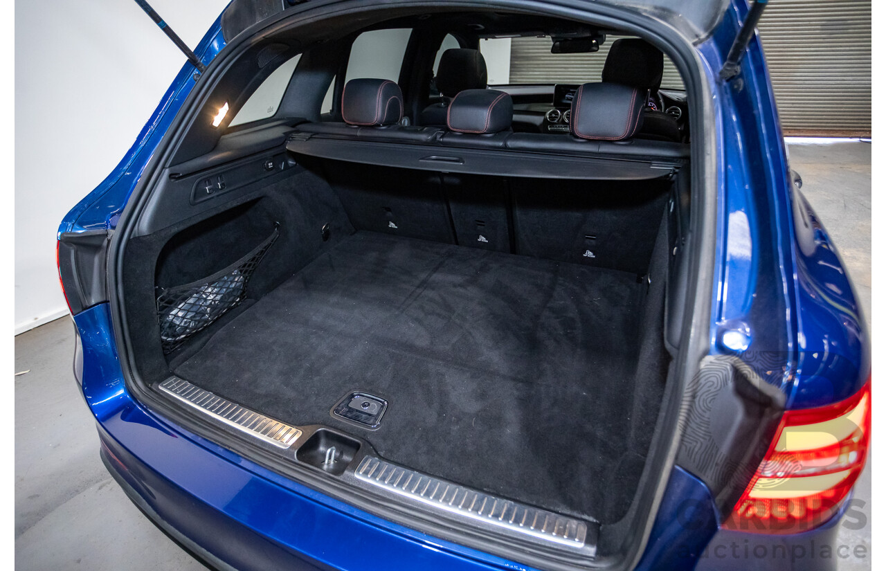 04/2019 Mercedes Benz GLC43 AMG (AWD) X253 MY19 4d Wagon Brilliant Blue Metallic Twin Turbo V6 3.0L