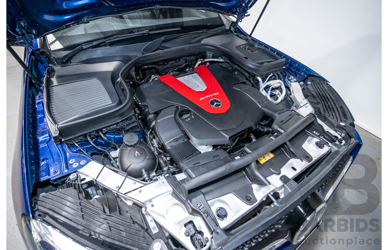 04/2019 Mercedes Benz GLC43 AMG (AWD) X253 MY19 4d Wagon Brilliant Blue Metallic Twin Turbo V6 3.0L